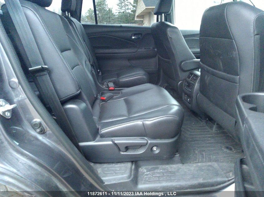 2017 Honda Pilot Touring VIN: 5FNYF6H98HB505658 Lot: 11872611