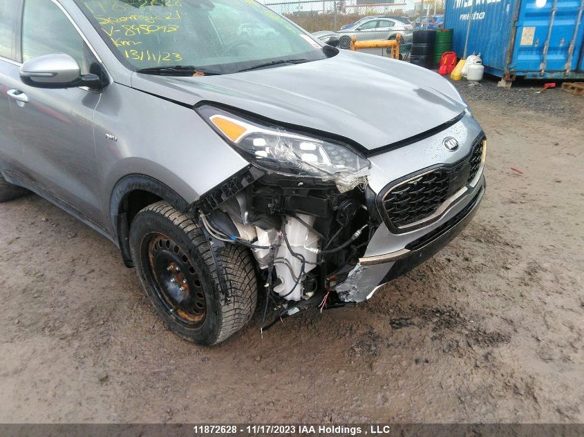 2021 Kia Sportage Sx VIN: KNDPRCA69M7895073 Lot: 11872628