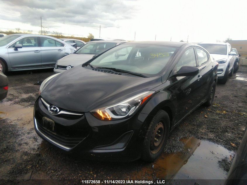 2014 Hyundai Elantra Gl VIN: 5NPDH4AE3EH515788 Lot: 11872658