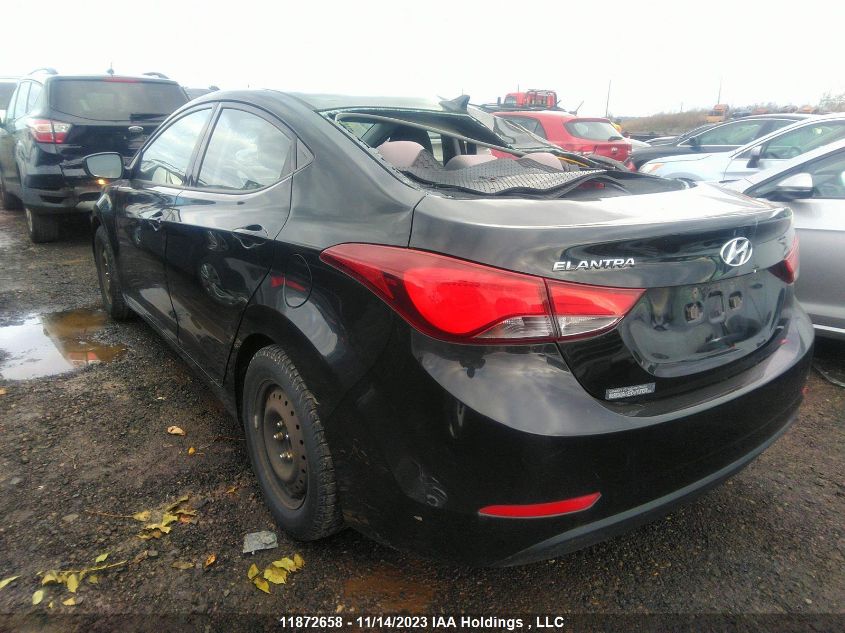 2014 Hyundai Elantra Gl VIN: 5NPDH4AE3EH515788 Lot: 11872658