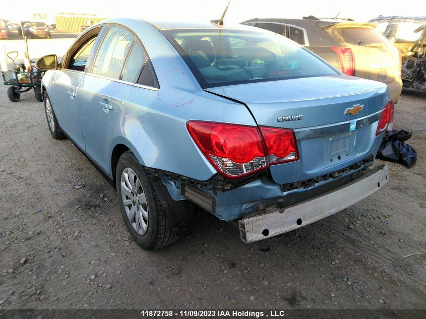 2011 Chevrolet Cruze Lt Turbo W/1Sa VIN: 1G1PF5S96B7222597 Lot: 11872758