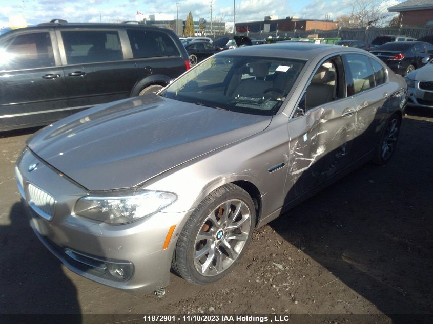 2014 BMW 5 Series 535I xDrive VIN: WBA5B3C53ED533935 Lot: 11872901