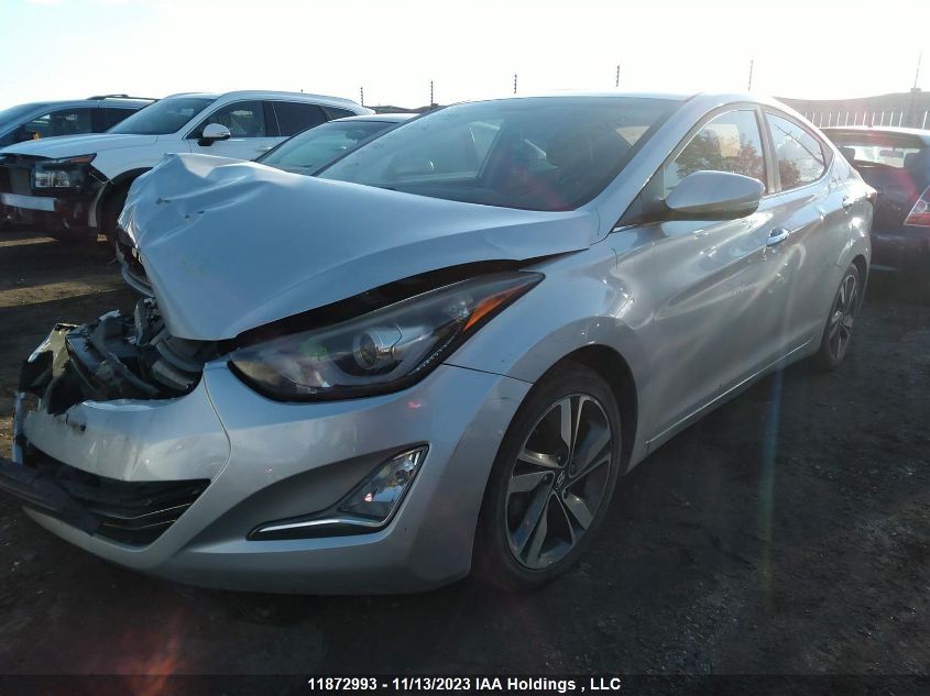 2014 Hyundai Elantra Limited VIN: KMHDH4AH9EU075667 Lot: 11872993