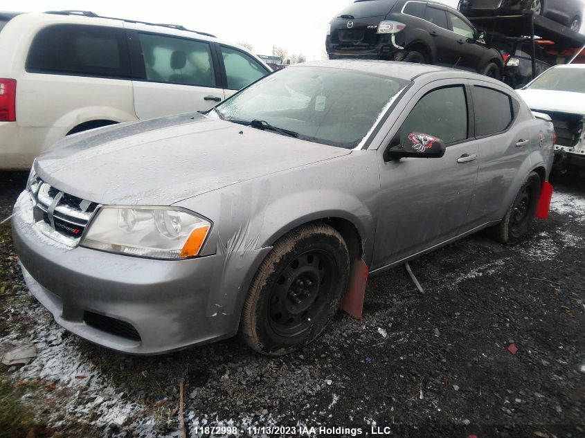 2013 Dodge Avenger Se VIN: 1C3CDZAB3DN721142 Lot: 11872998