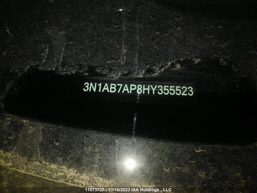 2017 Nissan Sentra S/Sv/Sr/Sl VIN: 3N1AB7AP8HY355523 Lot: 11873727