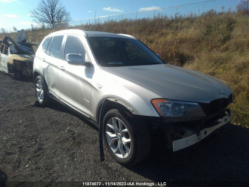 2014 BMW X3 xDrive28I VIN: 5UXWX9C5XE0D12563 Lot: 11874072