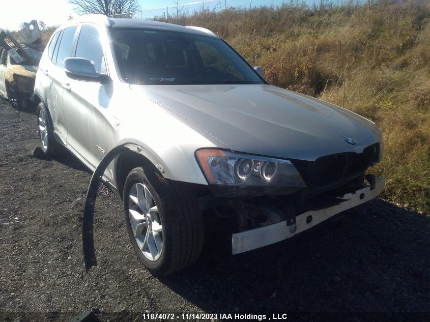 2014 BMW X3 xDrive28I VIN: 5UXWX9C5XE0D12563 Lot: 11874072