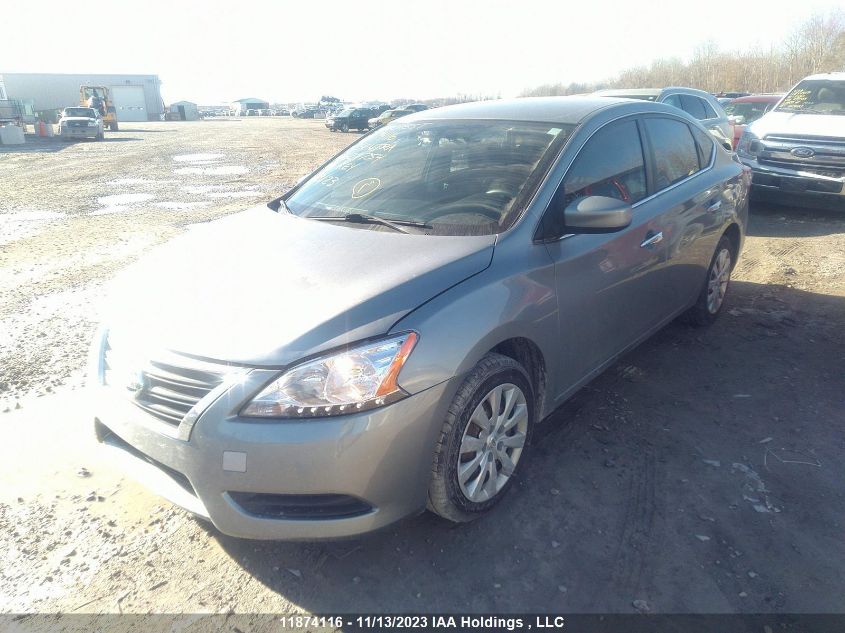 2014 Nissan Sentra S/Sv/Sr/Sl VIN: 3N1AB7AP5EL629754 Lot: 11874116