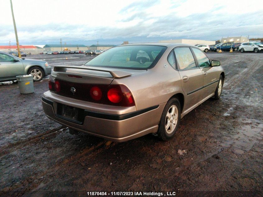 2003 Chevrolet Impala Ls VIN: 2G1WH52K739213755 Lot: 11870404X