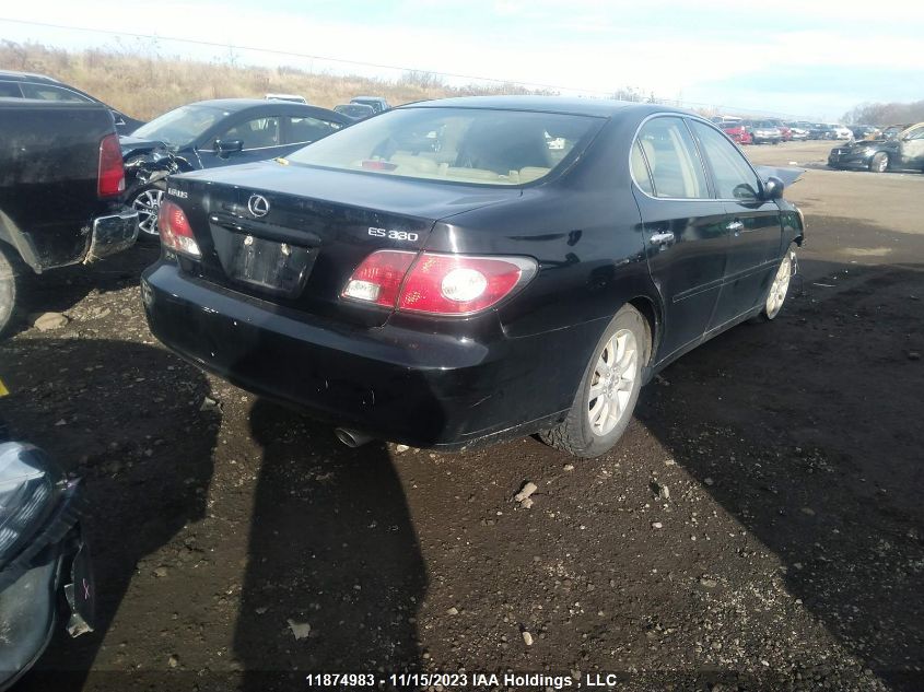 2004 Lexus Es 330 VIN: JTHBA30G045025976 Lot: 11874983