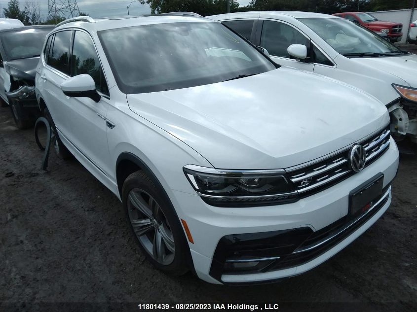 2018 Volkswagen Tiguan Highline VIN: 3VV4B7AX7JM214032 Lot: 11801439X