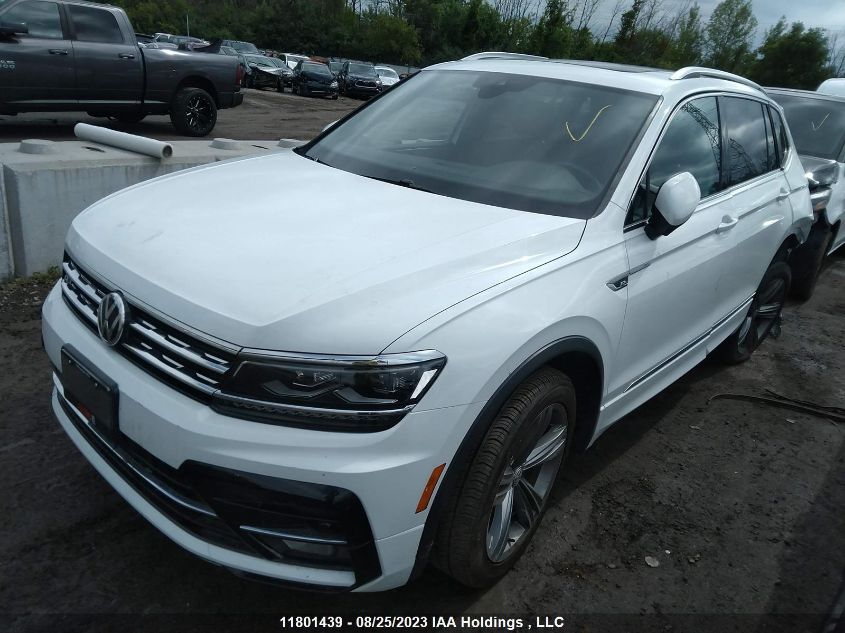 2018 Volkswagen Tiguan Highline VIN: 3VV4B7AX7JM214032 Lot: 11801439X