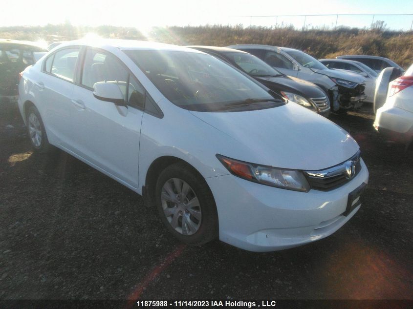 2012 Honda Civic Sdn Lx VIN: 2HGFB2F40CH109134 Lot: 11875988