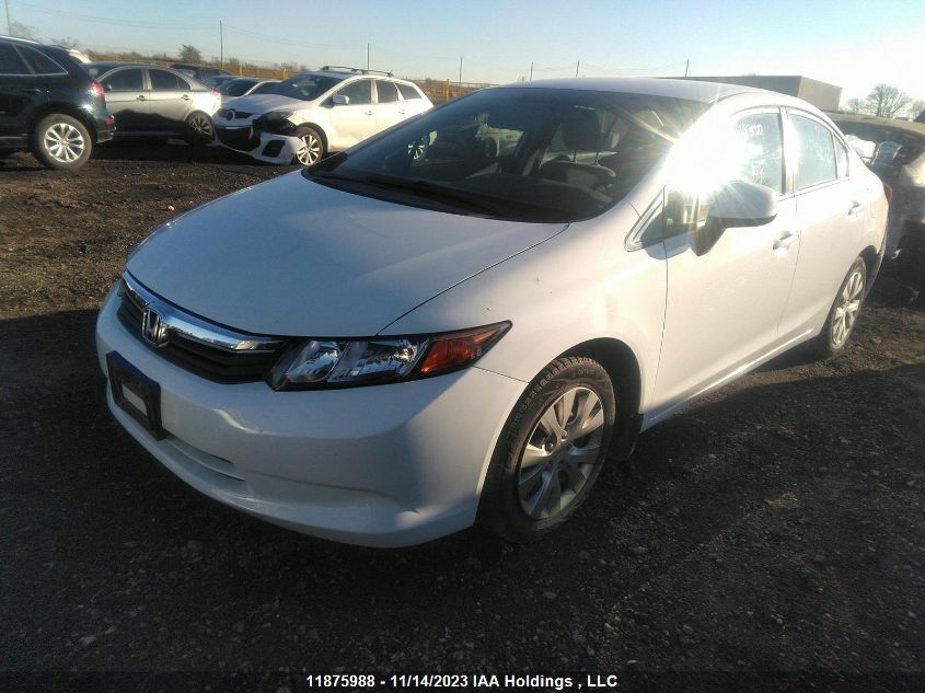 2012 Honda Civic Sdn Lx VIN: 2HGFB2F40CH109134 Lot: 11875988