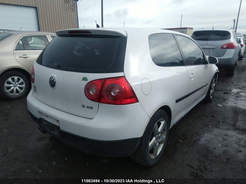 2007 Volkswagen Rabbit VIN: WVWBR71K17W146843 Lot: 11863494X