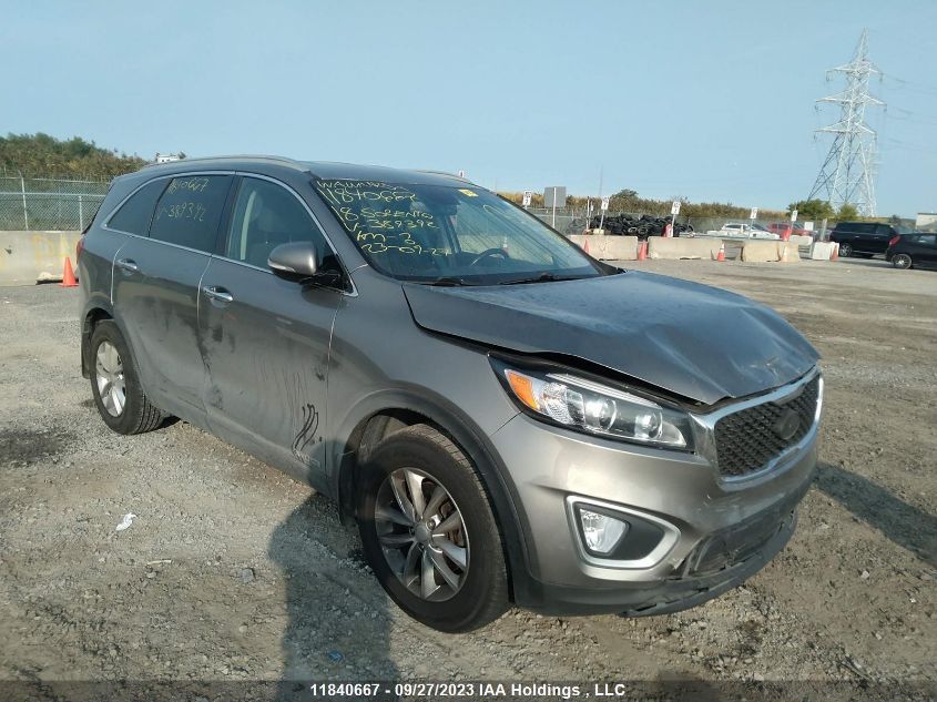 2018 Kia Sorento Lx V6 VIN: 5XYPGDA52JG389392 Lot: 11840667X