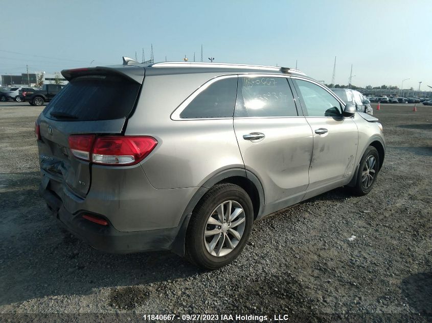 2018 Kia Sorento Lx V6 VIN: 5XYPGDA52JG389392 Lot: 11840667X