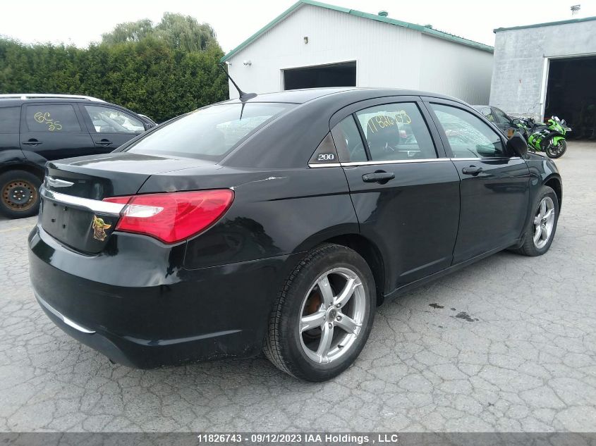 2014 Chrysler 200 Lx VIN: 1C3CCBAB9EN111791 Lot: 11826743X