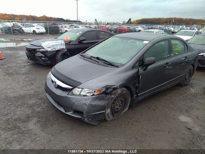 2010 Honda Civic Sdn Dx/Dx-A VIN: 2HGFA1F24AH044524 Lot: 11861754X