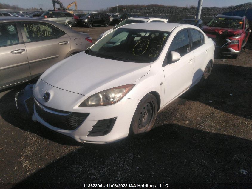 2010 Mazda Mazda3 Gx/Gs VIN: JM1BL1SF2A1171710 Lot: 11862306X