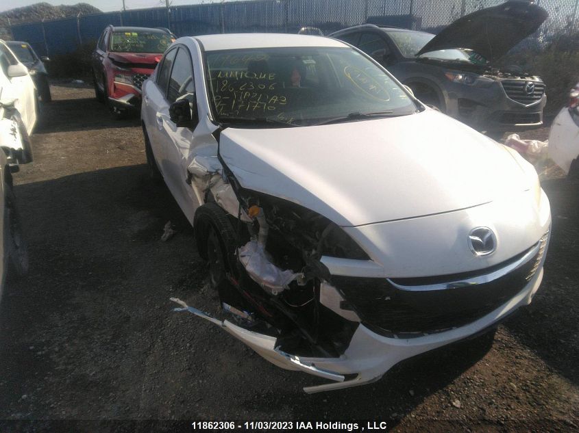 2010 Mazda Mazda3 Gx/Gs VIN: JM1BL1SF2A1171710 Lot: 11862306X