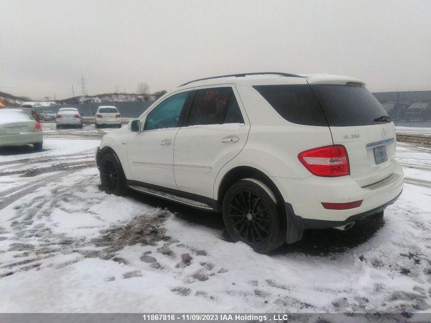 2010 Mercedes-Benz M-Class Ml 350 Bluetec VIN: 4JGBB2FBXAA544763 Lot: 11867816X