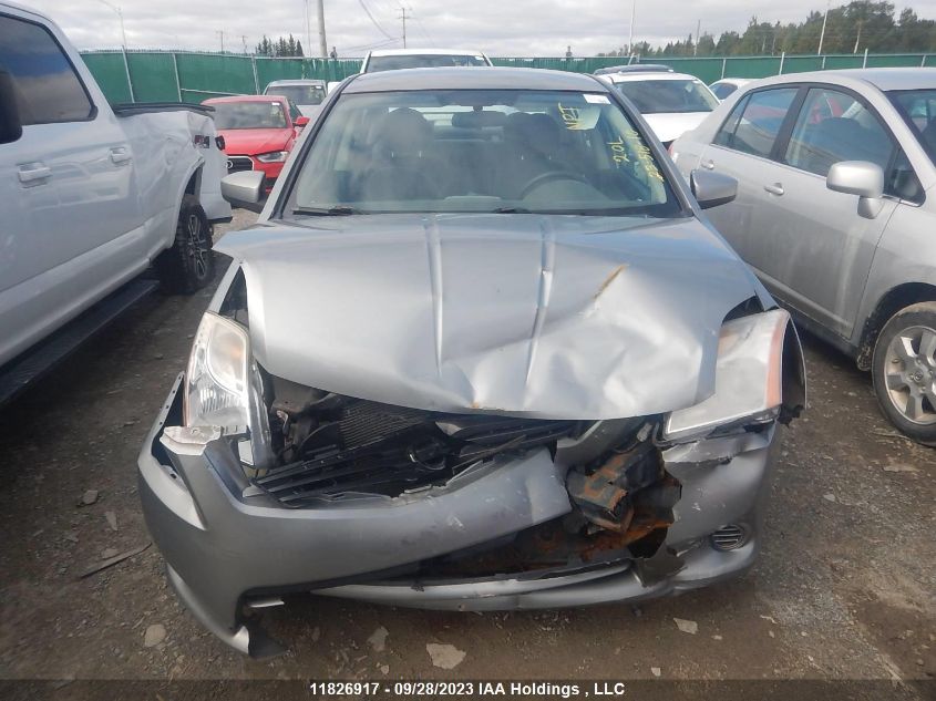 2010 Nissan Sentra 2.0 S VIN: 3N1AB6AP9AL711281 Lot: 11826917X