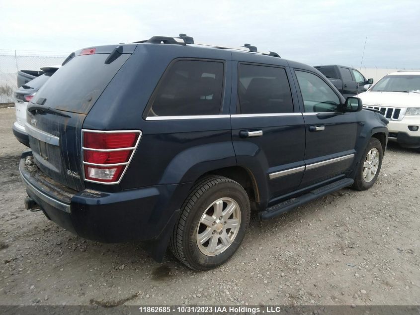 2008 Jeep Grand Cherokee Overland VIN: 1J8HR68M48C505271 Lot: 11862685X