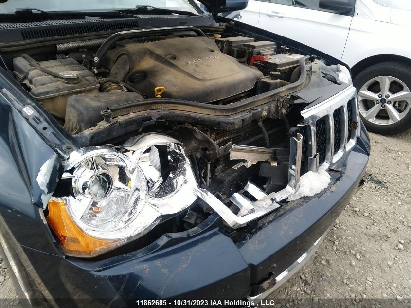 2008 Jeep Grand Cherokee Overland VIN: 1J8HR68M48C505271 Lot: 11862685X