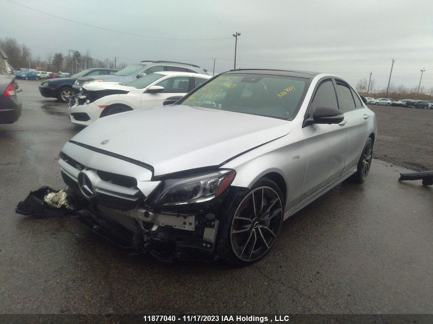 2020 Mercedes-Benz C-Class Amg C 43 VIN: 55SWF6EB3LU330063 Lot: 11877040