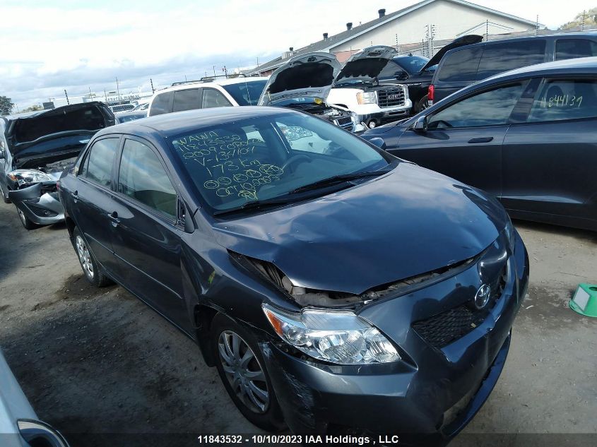 2009 Toyota Corolla Ce/S/Le VIN: 2T1BU40E49C134108 Lot: 11843532X