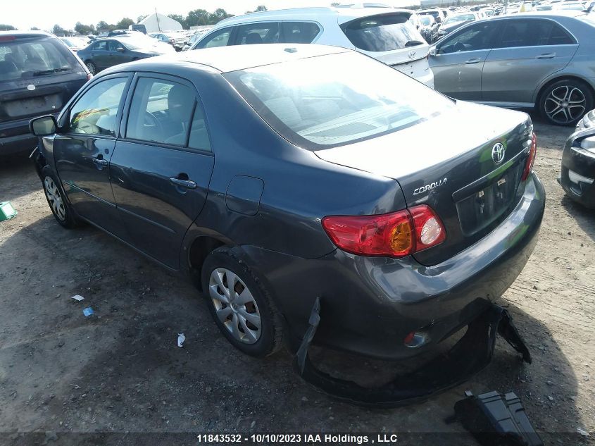 2009 Toyota Corolla Ce/S/Le VIN: 2T1BU40E49C134108 Lot: 11843532X