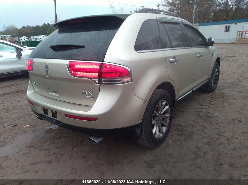 2011 Lincoln Mkx VIN: 2LMDJ8JK1BBJ25247 Lot: 11869029X