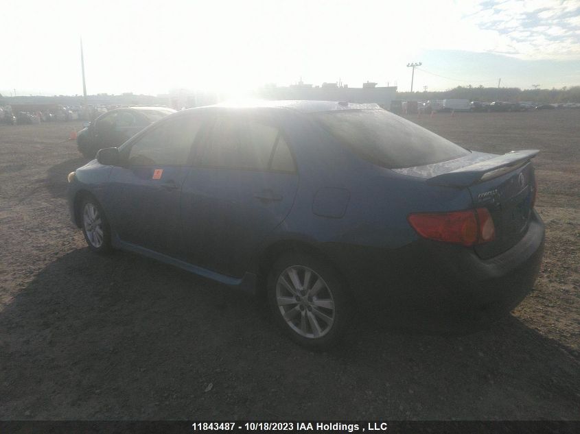 2009 Toyota Corolla Ce/S/Le VIN: 2T1BU40E39C094300 Lot: 11843487X