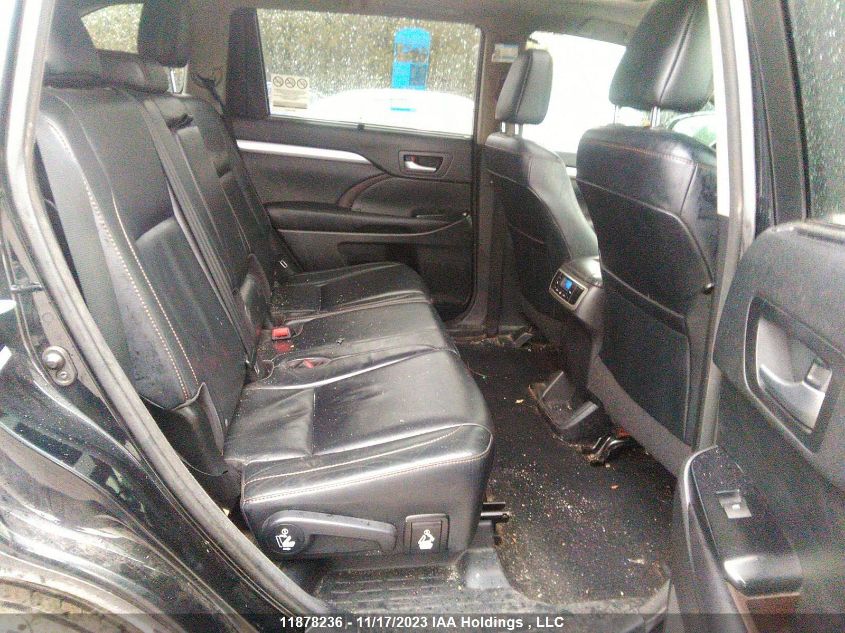 2016 Toyota Highlander VIN: 5TDJCRFH7GS020086 Lot: 11878236