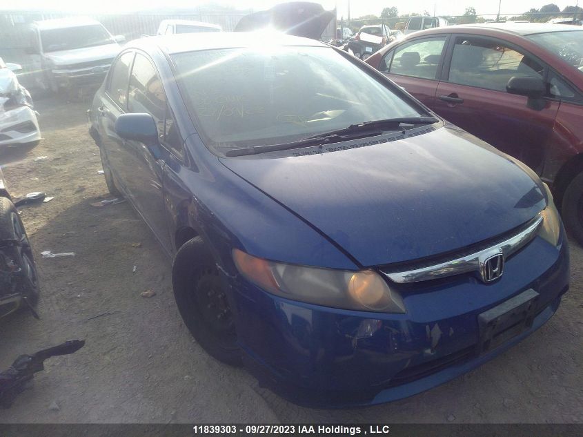 2006 Honda Civic Sdn Lx VIN: 2HGFA16526H009255 Lot: 11839303X