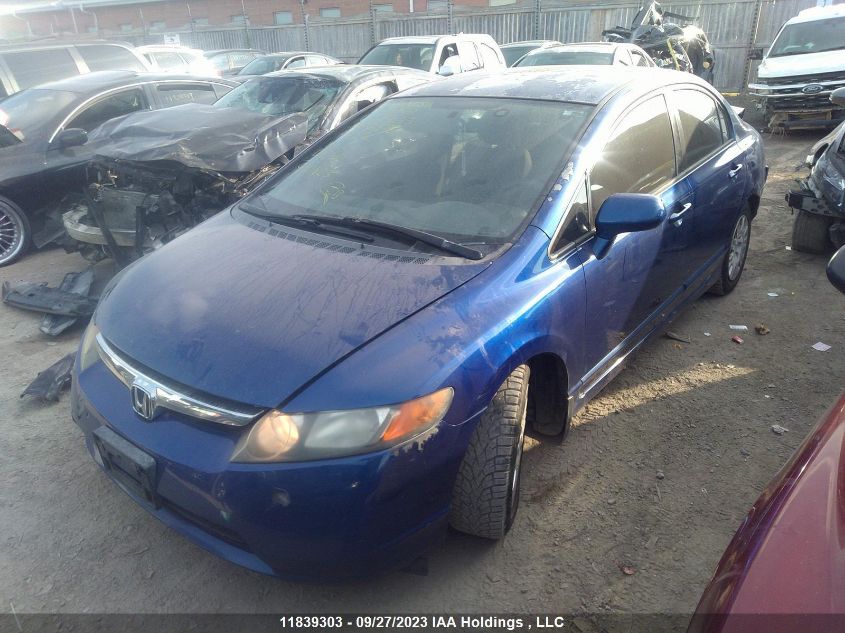 2006 Honda Civic Sdn Lx VIN: 2HGFA16526H009255 Lot: 11839303X