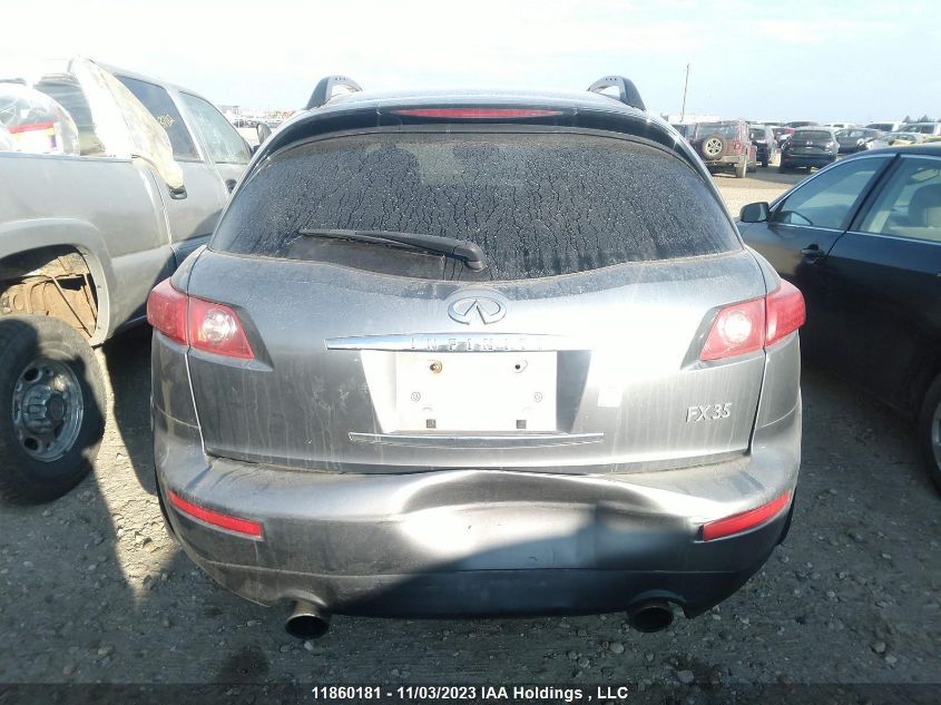 2006 Infiniti Fx35 VIN: JNRAS08W36X206419 Lot: 11860181X