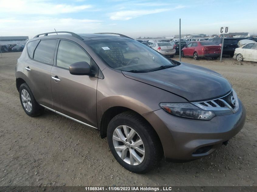 2014 Nissan Murano S/Sl/Platinum VIN: JN8AZ1MWXEW514221 Lot: 11869341X