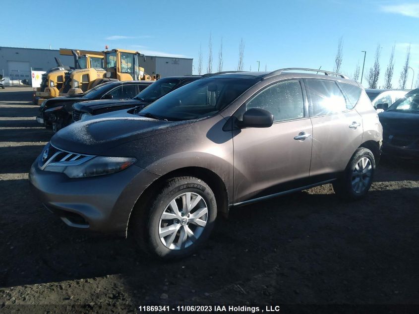 2014 Nissan Murano S/Sl/Platinum VIN: JN8AZ1MWXEW514221 Lot: 11869341X