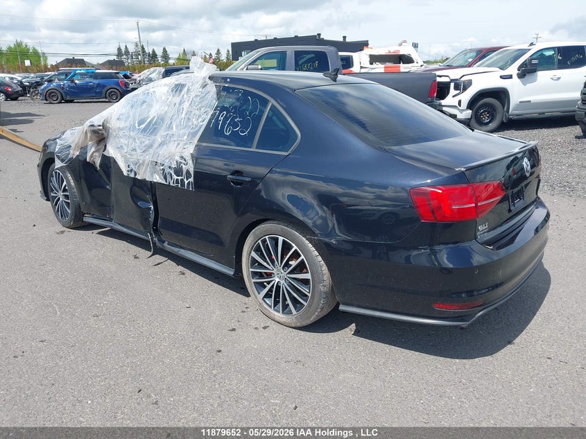 Vin: 3vw5s7aj9gm390827, lot: 2209575, volkswagen jetta sedan gli 20163