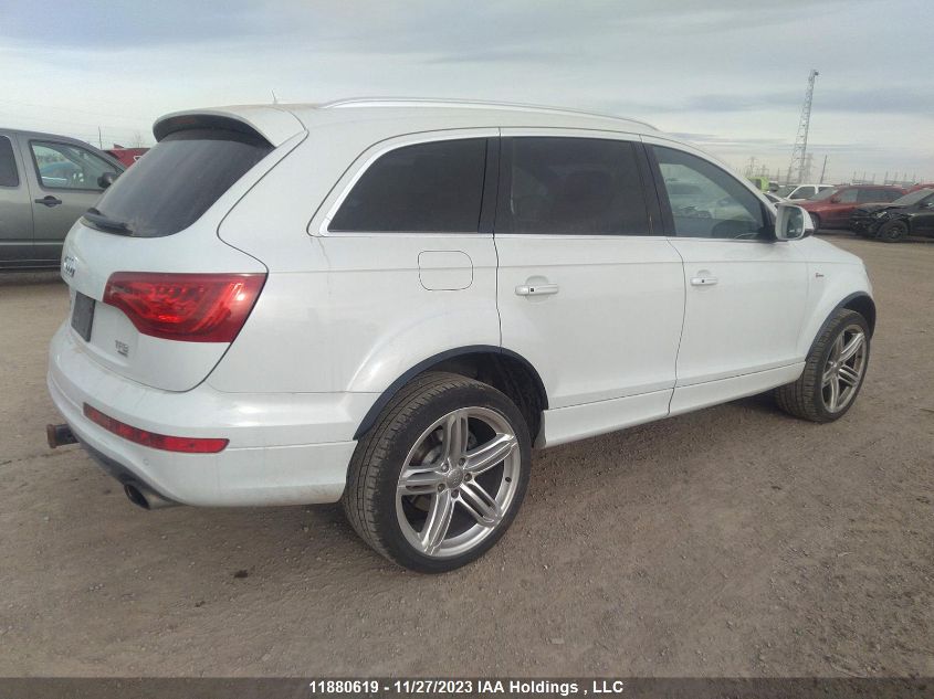 2014 Audi Q7 3.0T Sport VIN: WA1DGCFE7ED020192 Lot: 11880619