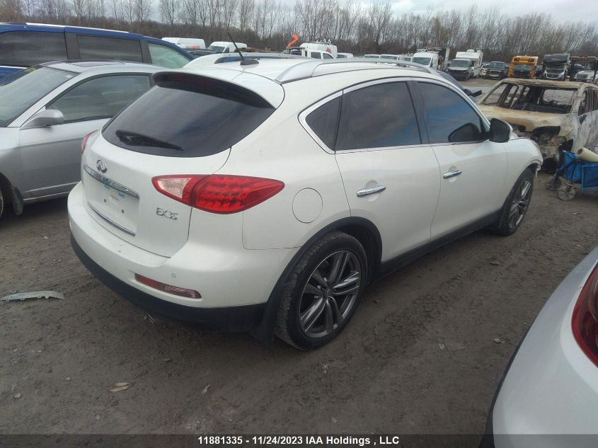 2011 Infiniti Ex35 Journey VIN: JN1AJ0HRXBM853167 Lot: 11881335