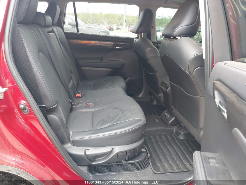 2021 Toyota Highlander Hybrid Limited VIN: 5TDDBRCH5MS048713 Lot: 11881343