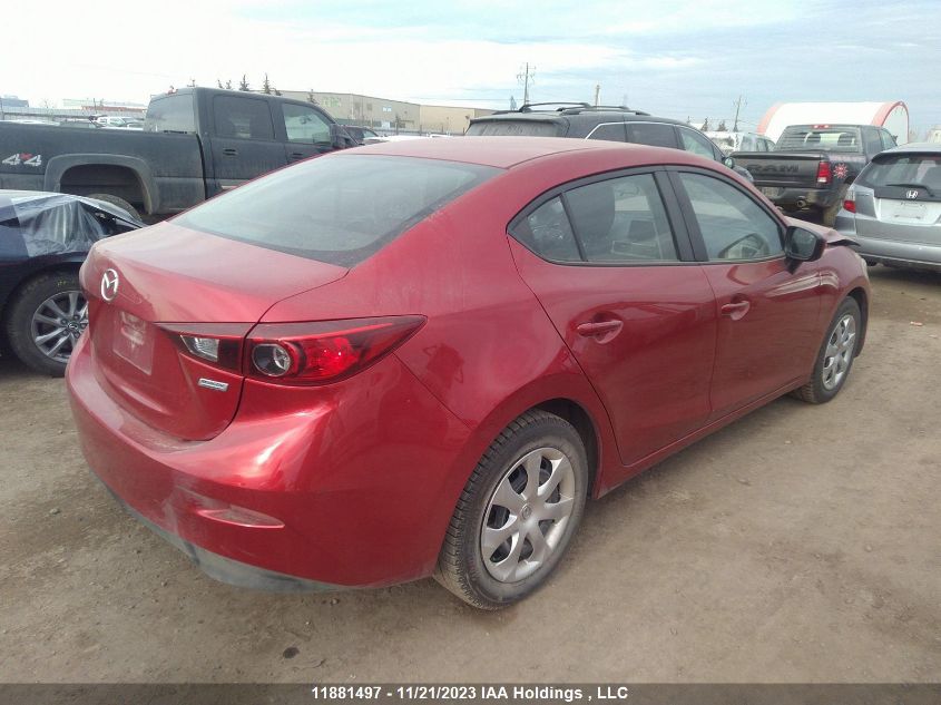 2017 Mazda Mazda3 Gx VIN: 3MZBN1U73HM145112 Lot: 11881497