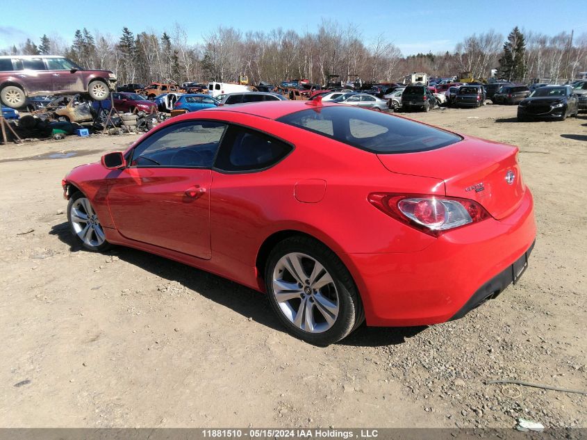 2010 Hyundai Genesis 2.0T Premium VIN: KMHHT6KD0AU018534 Lot: 11881510