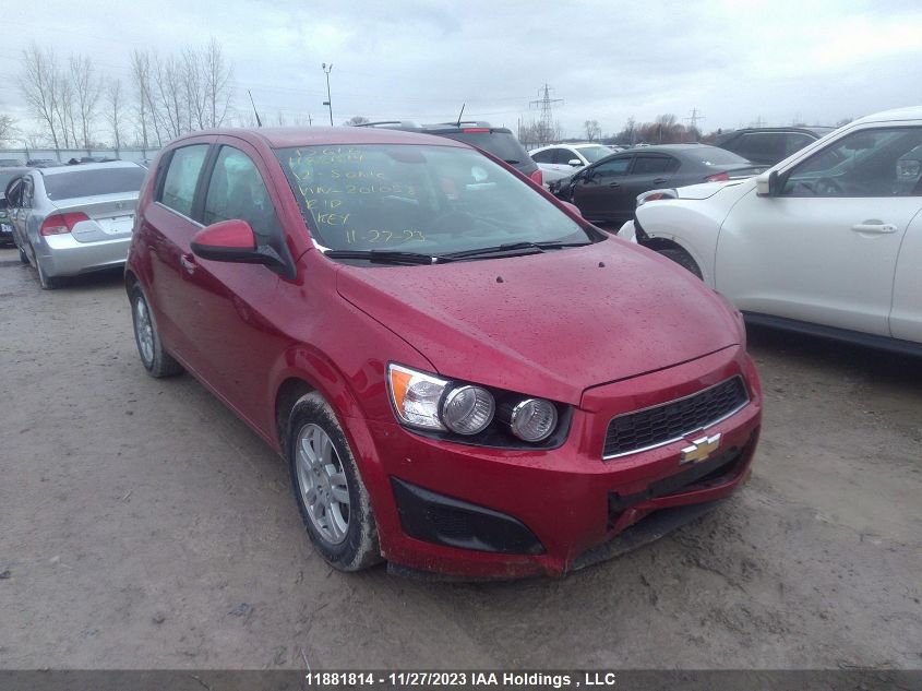 2012 Chevrolet Sonic Lt VIN: 1G1JC6EH0C4201058 Lot: 11881814