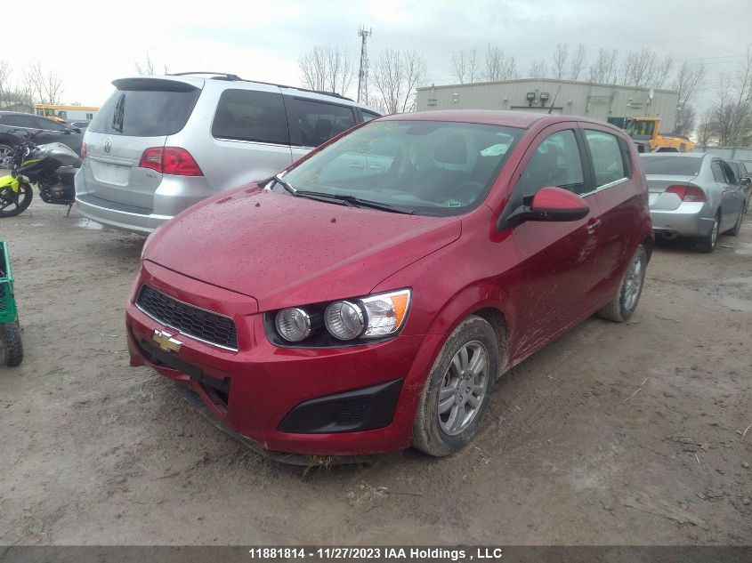 2012 Chevrolet Sonic Lt VIN: 1G1JC6EH0C4201058 Lot: 11881814