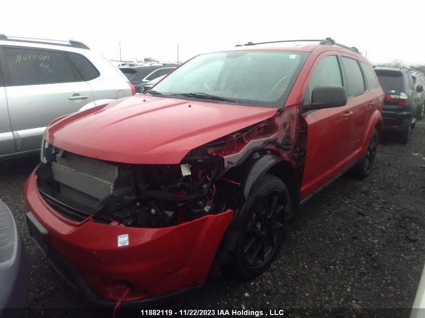 2016 Dodge Journey Sxt VIN: 3C4PDCCG6GT201881 Lot: 11882119