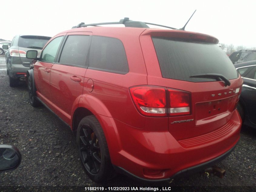 2016 Dodge Journey Sxt VIN: 3C4PDCCG6GT201881 Lot: 11882119